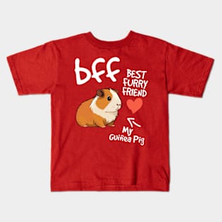 My best furry friend cute guinea pig lover design Kids T-Shirt